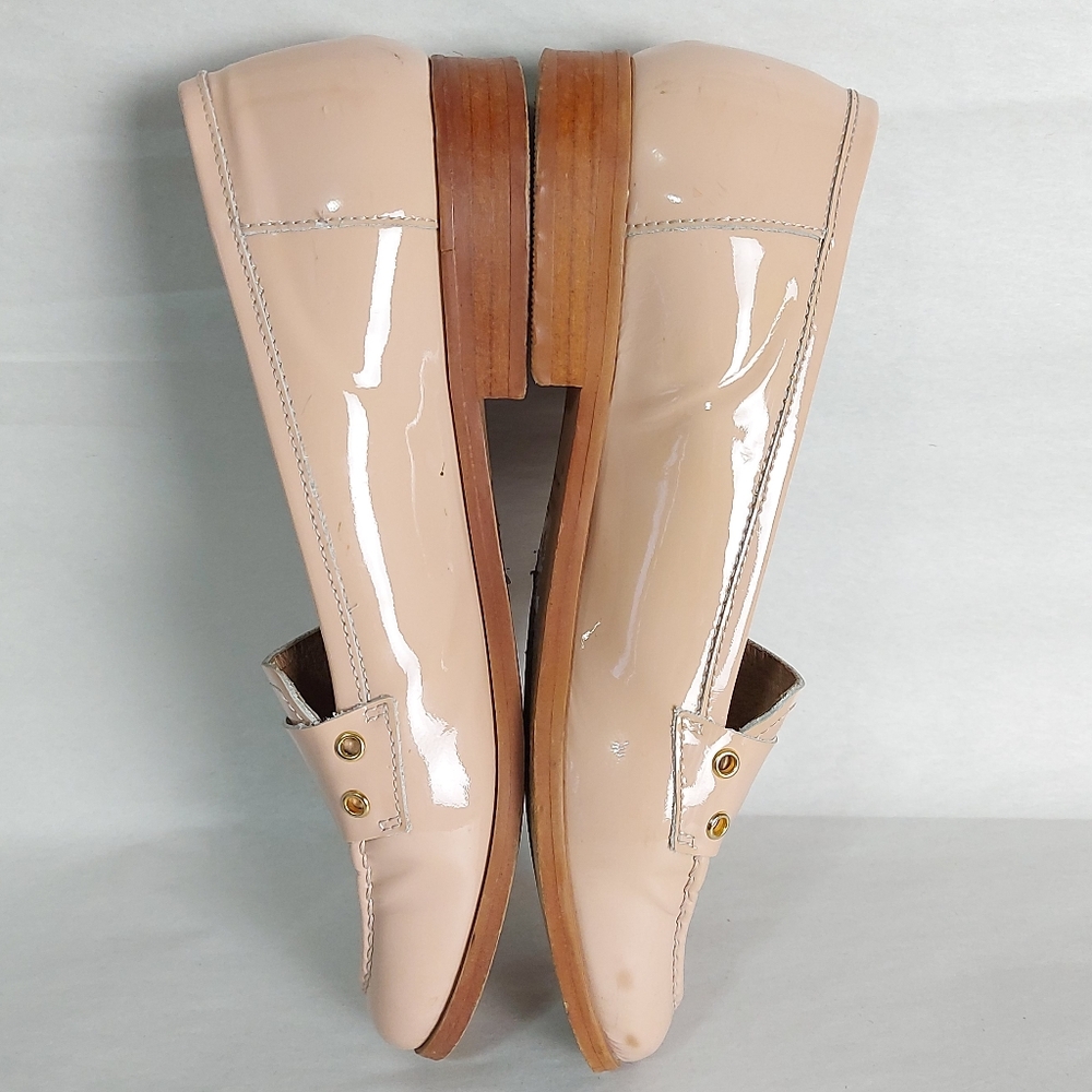 Minelli Women Loafers Size 38 EU Nude LeatherCasual Flats Comfort Low Heel Shoes - Picture 5 of 10